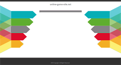 Desktop Screenshot of online-game-site.net